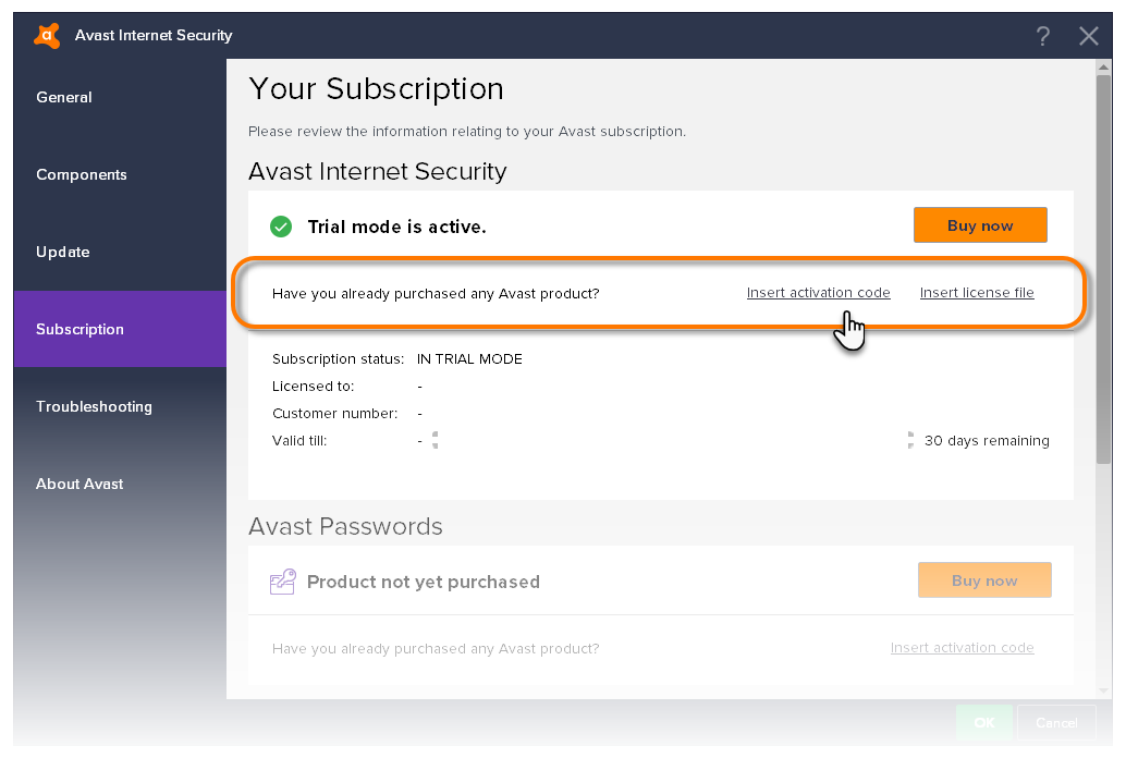 free avast secureline vpn activation code 2019